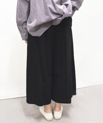 カルパスパンツ・Ｃ　タック切り替えの配色ワイドパンツ