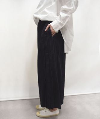 カルパスパンツ・Ｆ　タック切り替えのワイドパンツ