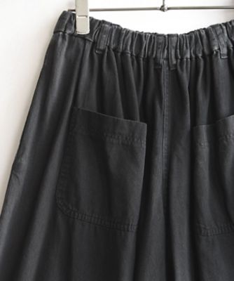 カルパスパンツ・Ｆ　タック切り替えのワイドパンツ