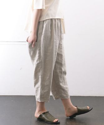 マオパンツ麻・５　人気のバックポケット麻パンツ