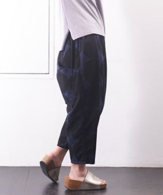 マオパンツ柄・Ｃ　大胆ドットプリントのバッグポケットパンツ