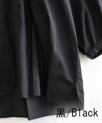 レナードブラウス　細かいピンタックの綿ローンブラウス