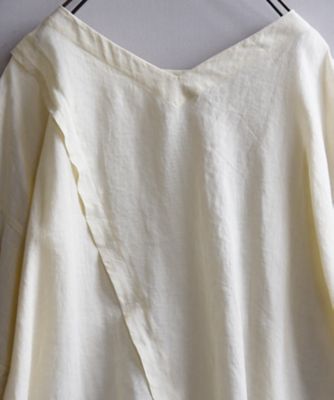 ロジェトップ　涼やかで優雅なシルエットのリネントップス