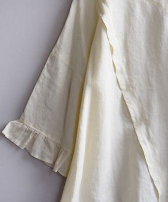 ロジェトップ　涼やかで優雅なシルエットのリネントップス