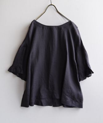 ロジェトップ　涼やかで優雅なシルエットのリネントップス