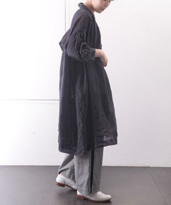 ナージャパンツＢチェック　両脇のラインがポイントのワイドパンツ