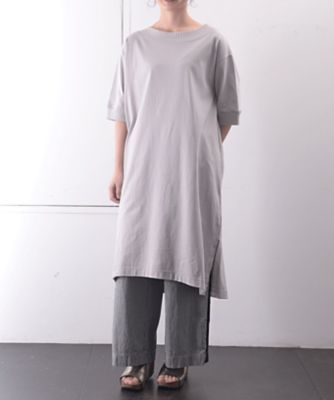 ＜BASCO (Women/大きいサイズ)＞ピケルドレス　アシンメトリーで着心地さらっとドレス