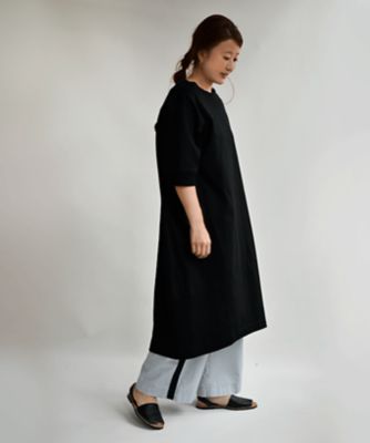 ピケルドレス　アシンメトリーで着心地さらっとドレス