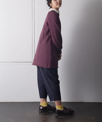 エールチュニック　ふんわりとやわらかなコットン裏毛チュニック