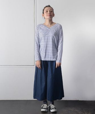 レミトップ・Ｂ　さらっとした綿天竺の定番ボーダーカットソー
