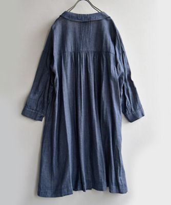 新品　BASCO バスココットンダブルガーゼロロチュニック　大きいサイズネイビー ロロチュニック 柔らかで心地よいコットンダブルガーゼ