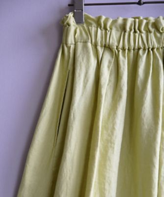 クロームスカート　ロングシーズン活躍するリネンスカート