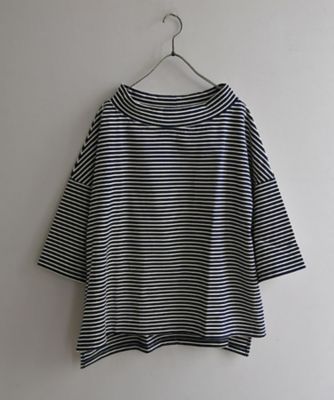 ジョグトップ・Ｎ　コットンボーダープルオーバー