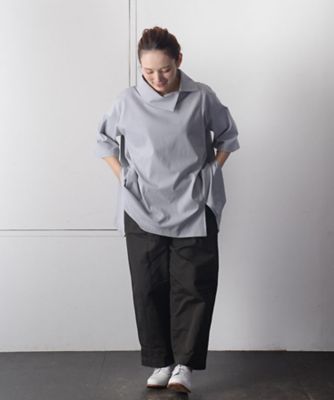 パグパンツ　アーミークロスのフロントダーツ入りパンツ