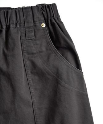 パグパンツ　アーミークロスのフロントダーツ入りパンツ