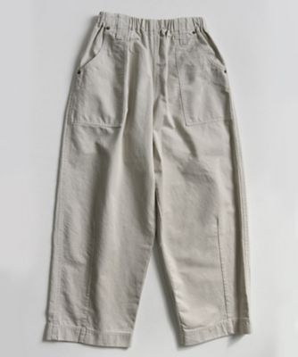パグパンツ　アーミークロスのフロントダーツ入りパンツ