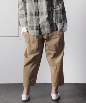 マオパンツ・５３　アースカラーの定番チノ　人気のバックポケットパンツ