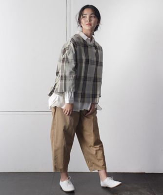 マオパンツ・５３　アースカラーの定番チノ　人気のバックポケットパンツ