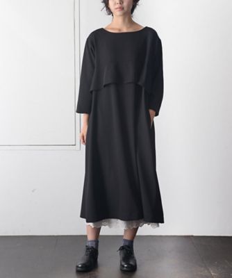 ＜BASCO (Women/大きいサイズ)＞ジゼルドレス　バスト下フリルのすっきりＡラインドレス