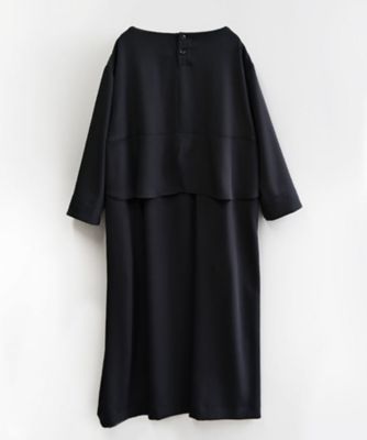 ジゼルドレス　バスト下フリルのすっきりＡラインドレス
