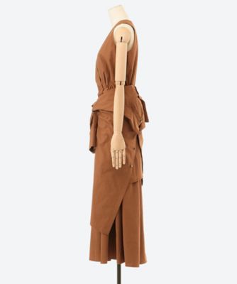 ドッキングシャツドレス