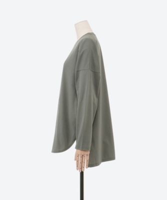 カットソー　ＣＯＭＰＡＣＴ　ＳＩＬＫ　ＣＯＴＴＯＮ
