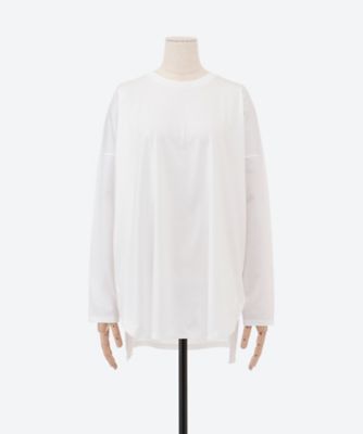 カットソー　ＣＯＭＰＡＣＴ　ＳＩＬＫ　ＣＯＴＴＯＮ