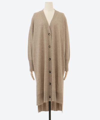 ロングカーディガン　ＷＯＯＬ　ＣＡＳＨＭＥＲＥ