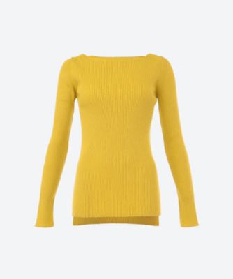 ＜CASA FLINE (Women)＞スクエアネックリブトップス