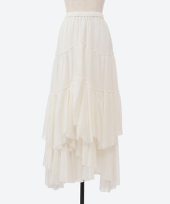 コットンティアードスカート | CASA FLINE (Women)/カーサフライン