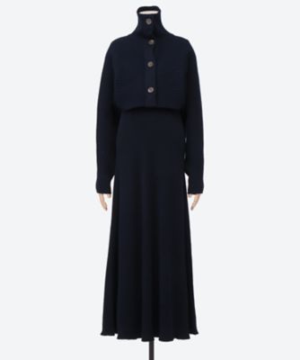 ハイネックバックボタンドレス | CASA FLINE (Women)/カーサフライン  