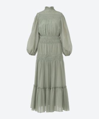 ＜CASA FLINE (Women)＞ギャザーティアードドレス