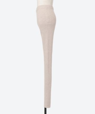 リブニットパンツ