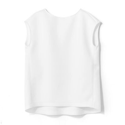 ＜BLANC. (Women)＞ボンディング　ｔｏｐｓ　白