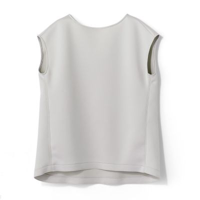 ＜BLANC. (Women)＞ボンディング　ｔｏｐ　グレー