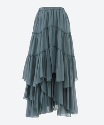 ＜CASA FLINE (Women)＞コットンティアードスカート