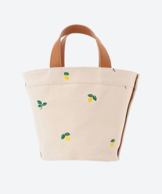 ＜LUDLOW (Women)＞Ｃａｎｖａｓ　ｔｏｔｅ　Ｓサイズ／Ｌｅｍｏｎ