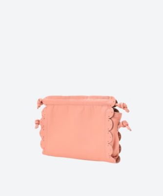Scallaped leather shoulder | LUDLOW (Women