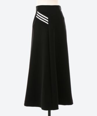 Border Pocket Twill Skirt