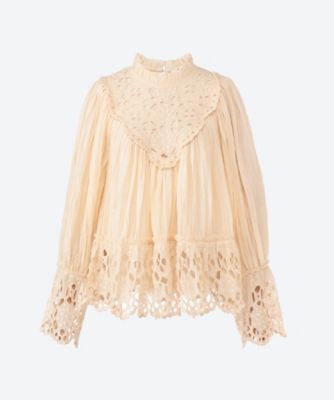 ＜Sea New York(Women)＞ＥＬＩＳＥ　ＰＬＥＡＴ　ＥＹＥＬＥＴ　Ｌ／ＳＬＶ　ＴＯＰ