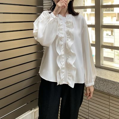 ＶＯＬＵＭＥ ＳＬＥＥＶＥ ＦＲＩＬＬ ＢＬＯＵＳＥ の通販 | 三越 ...