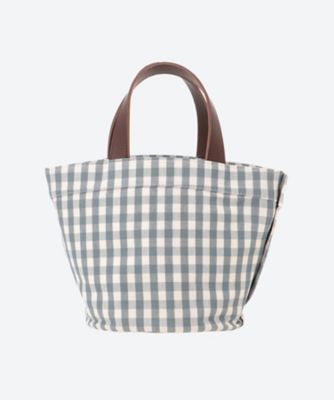 S leather―trimmed canvas tote | LUDLOW