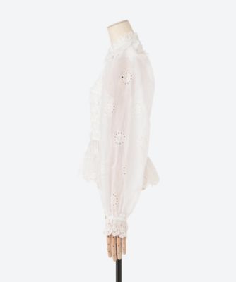 Sea New York シーニューヨーク  ヴェイルトップ Blaine Eyelet L／slv Top | Sea New York