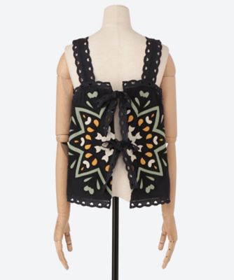 Kaia Kaleidoscope Applique Tank Top 
