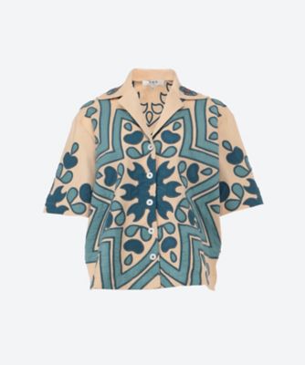 ＜Sea New York(Women)＞Ｋａｉａ　Ｋａｌｅｉｄｏｓｃｏｐｅ　Ａｐｐｌｉｑｕｅ　Ｓ／ｓｌｖ　Ｔｏｐ