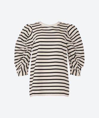 ＜FORFORMO (Women)＞Ｇａｔｈｅｒ　Ｐｕｆｆ　Ｓｌｅｅｖｅ　Ｔｏｐｓ