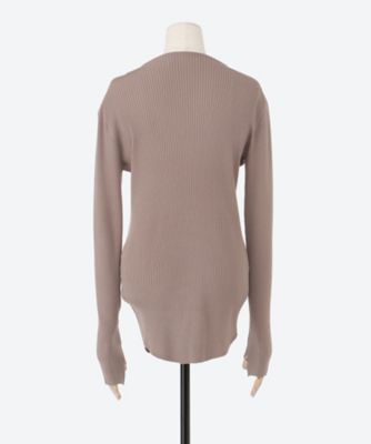 Ｈｉｇｈ　Ｓｔｒｅｔｃｈ　Ｌｉｂ　Ｋｎｉｔ　Ｔｏｐ
