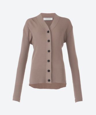 ＜FORFORMO (Women)＞Ｈｉｇｈ　Ｓｔｒｅｔｃｈ　Ｌｉｂ　Ｋｎｉｔ　Ｃａｒｄｉｇａｎ