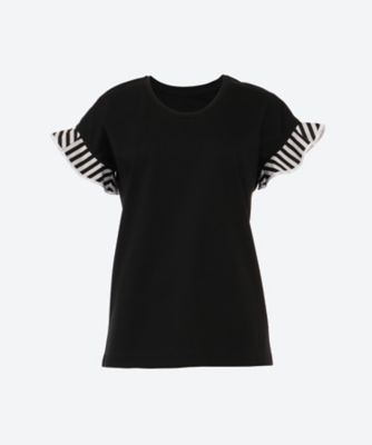 ＜BORDERS at BALCONY (Women)＞別注／ＢＯＲＤＥＲ　ＴＥＥ