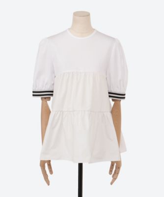 別注／PUFF SLEEVE TIERED TOP | BORDERS at